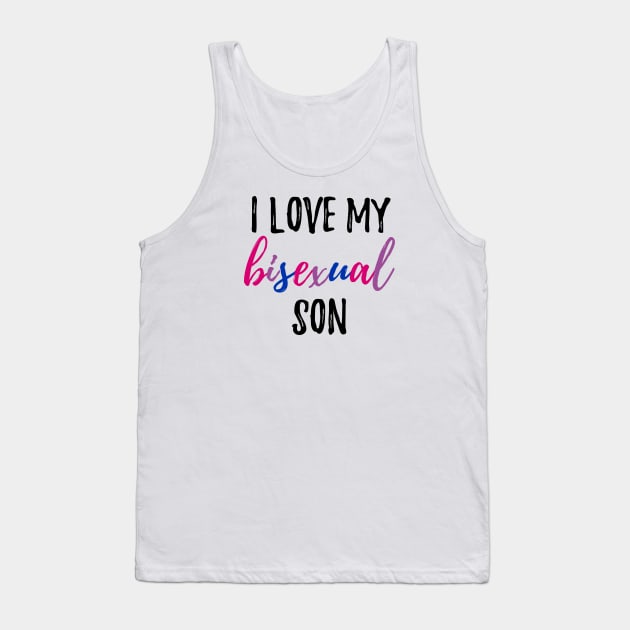 I Love My Bisexual Son Tank Top by lavenderhearts